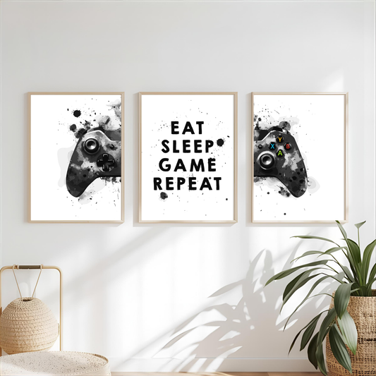 Gaming prints (set of 3)