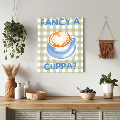 Fancy a cuppa? wall art print