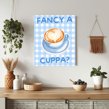 Fancy a cuppa? wall art print