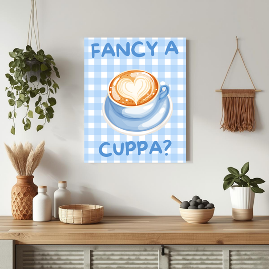 Fancy a cuppa? wall art print