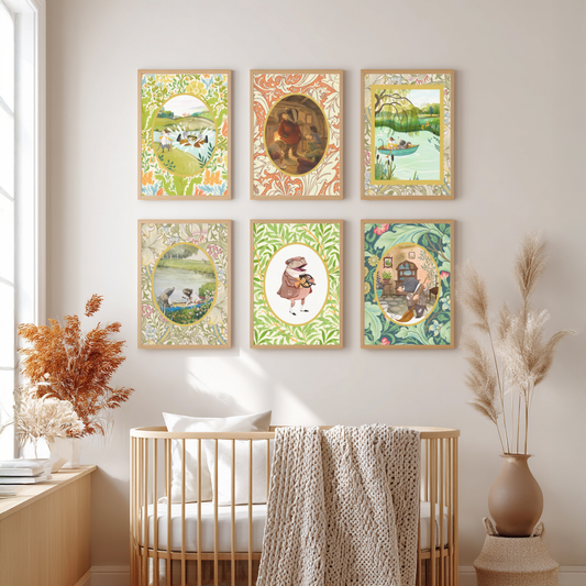 Wind and the willows wall art prints